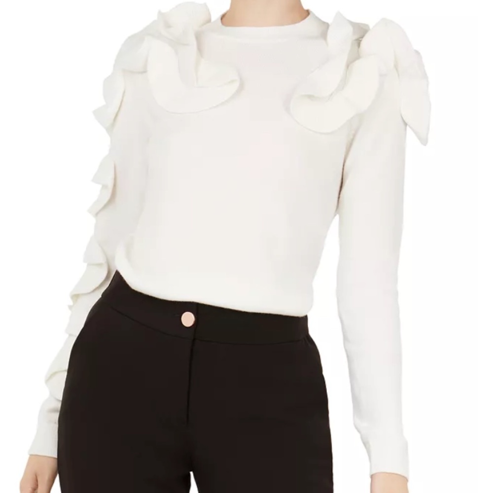 Ted Baker Pallege Ruffle-Trimmed Sweater